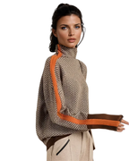 Lindemann Atelier | Malou – Rullkragepullover med kontraststripes