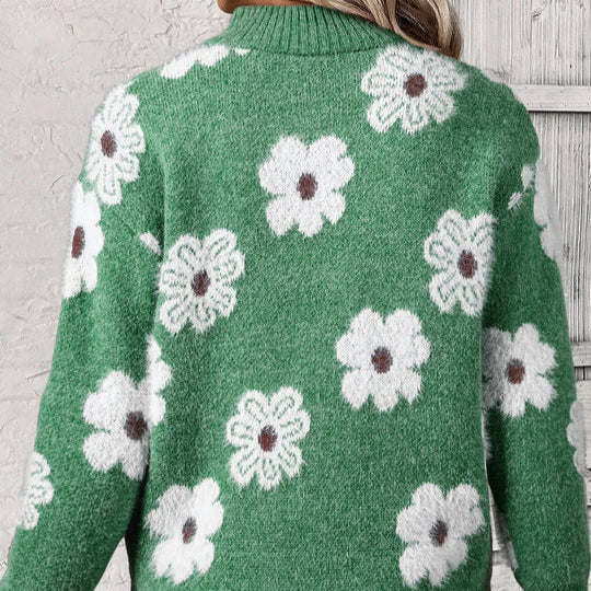 BLOOM | Tröja med dragkedja i kragen