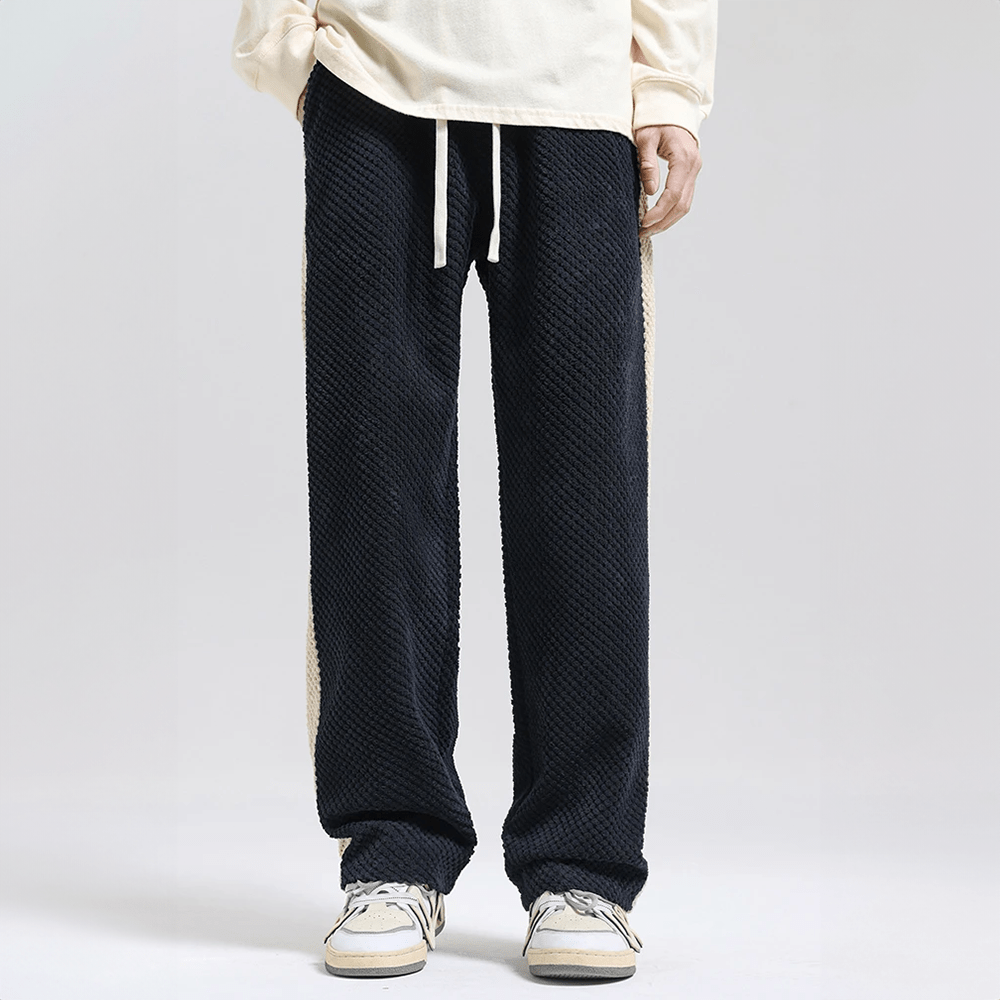 Caspar | Waffelcord-Joggingbyxor