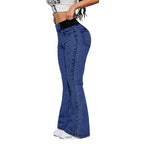 Dam Högmidjade Stretch Jeans