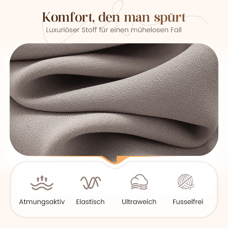 Elegant 3-delat set med lång cardigan, topp och byxor
