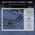 Dam Högmidjade Stretch Jeans