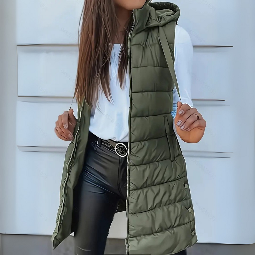 Rosemarie™| Lång damväst