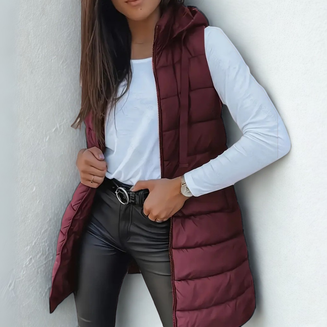 Rosemarie™| Lång damväst