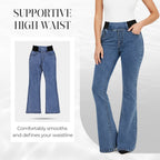 Dam Högmidjade Stretch Jeans