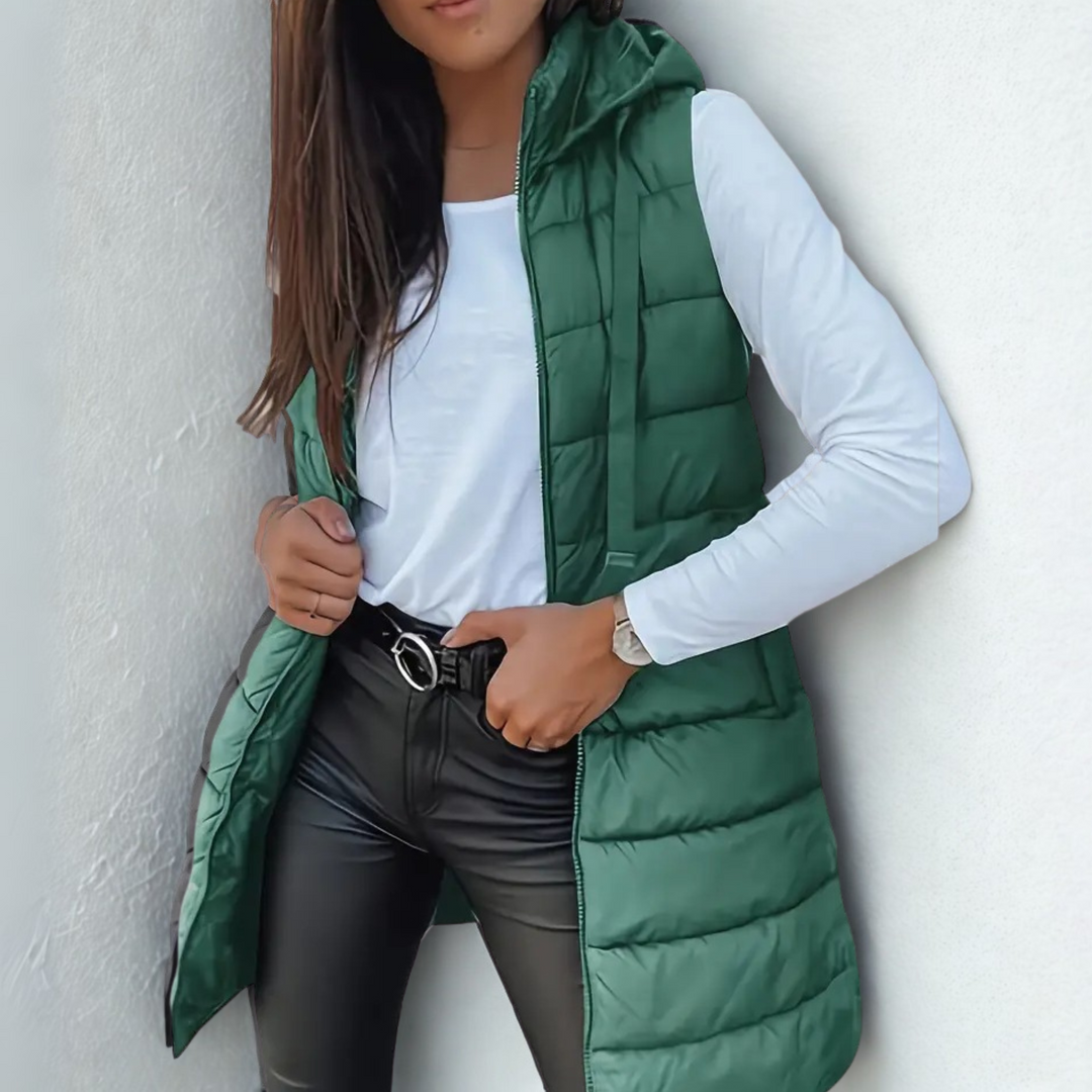 Rosemarie™| Lång damväst
