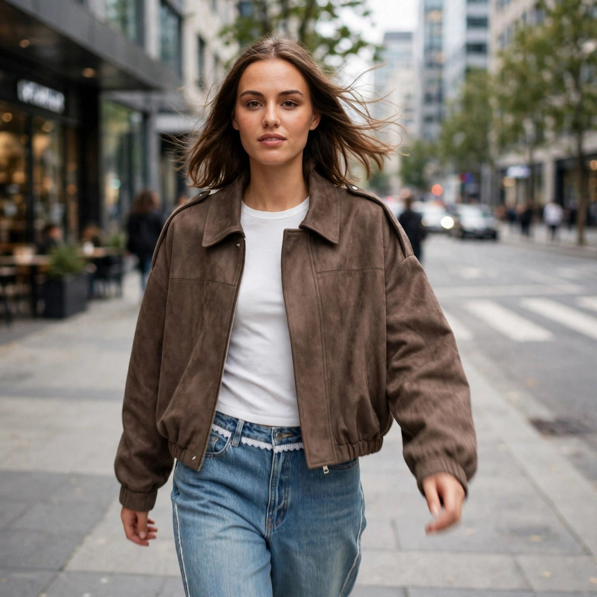 VEUGER MODEHOUS™ | Mocka-Look Jacka
