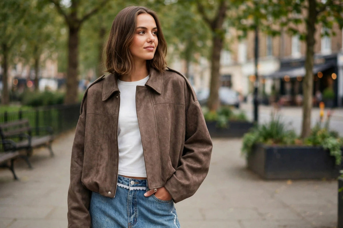 VEUGER MODEHOUS™ | Mocka-Look Jacka