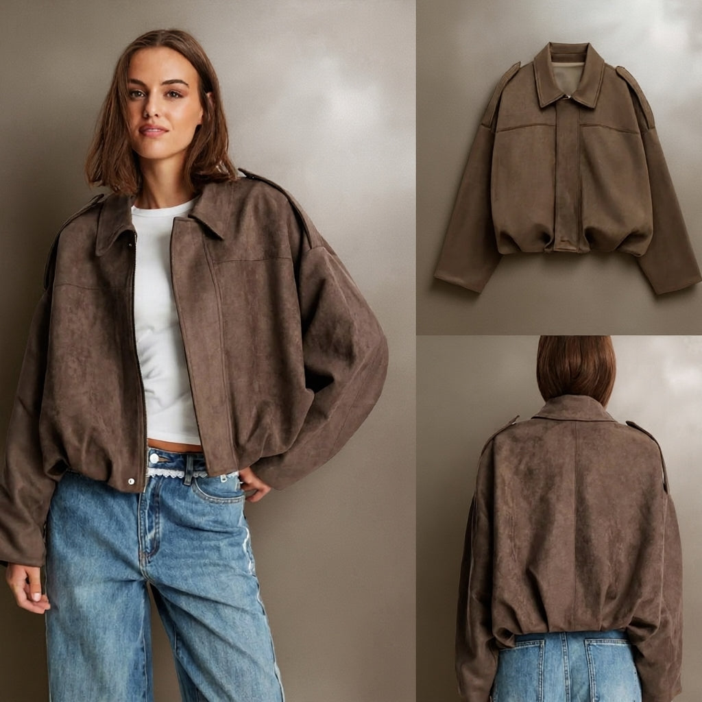 VEUGER MODEHOUS™ | Mocka-Look Jacka