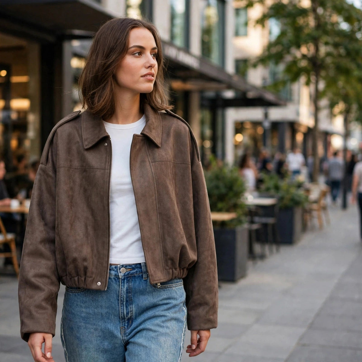 VEUGER MODEHOUS™ | Mocka-Look Jacka