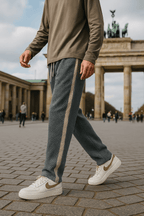 Caspar | Waffelcord-Joggingbyxor
