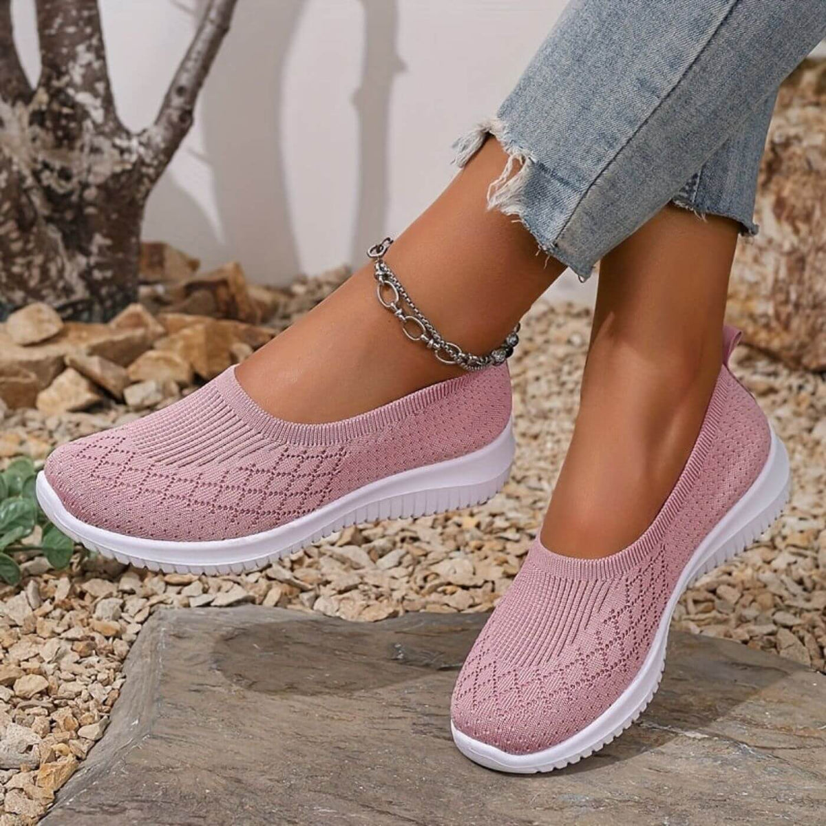 Diana - Andningsbara Slip-on Ortopediska Skor
