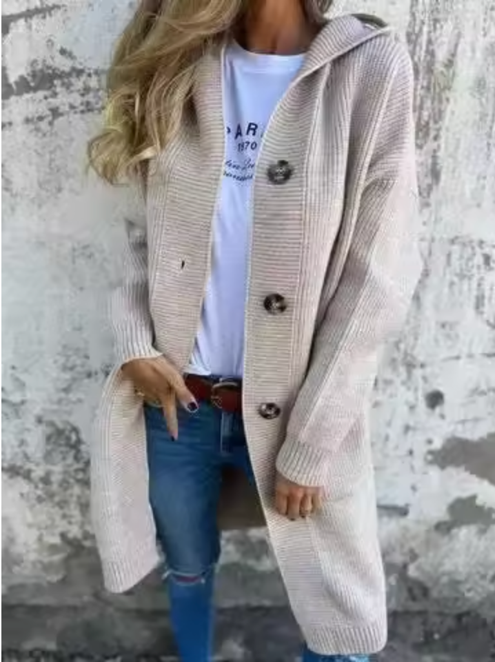 Giselle™| Lång, varm cardigan