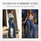Dam Högmidjade Stretch Jeans