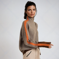 Lindemann Atelier | Malou – Rullkragepullover med kontraststripes