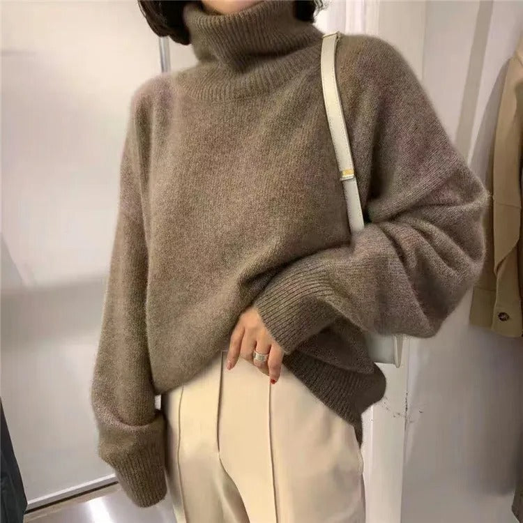 MIRA I Rullkragenpullover