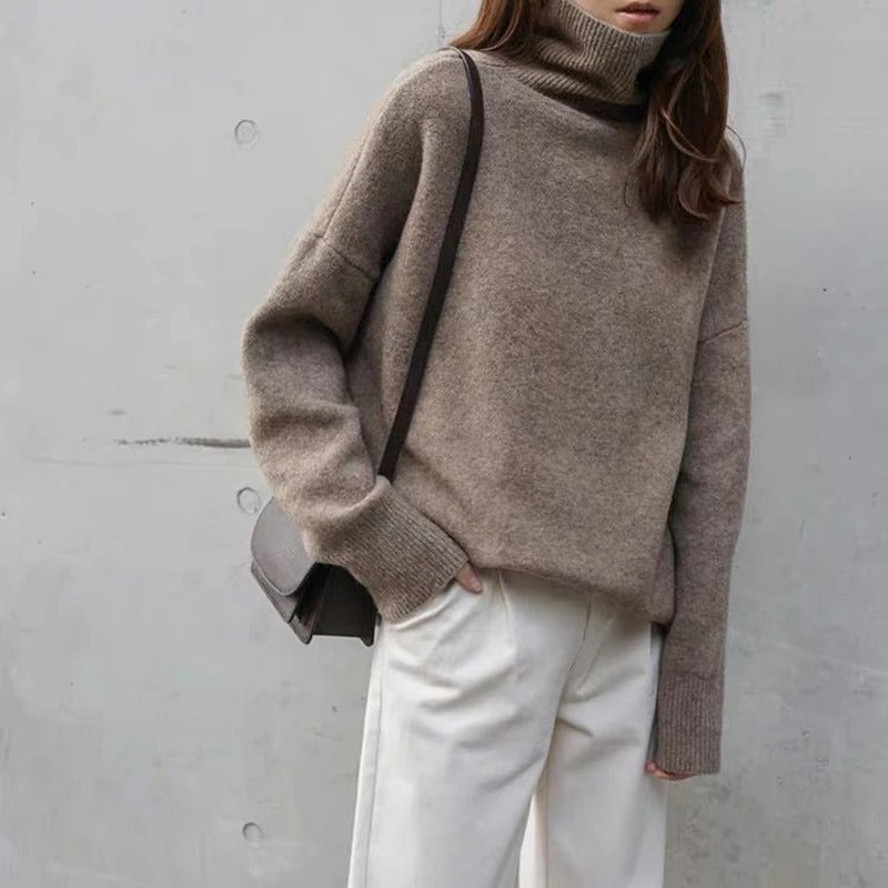 MIRA I Rullkragenpullover