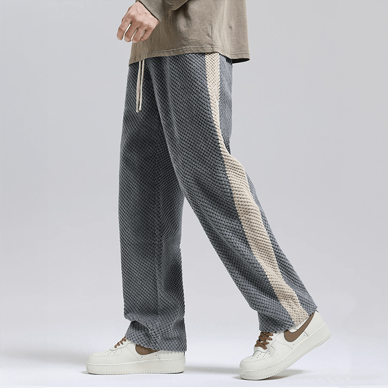 Caspar | Waffelcord-Joggingbyxor